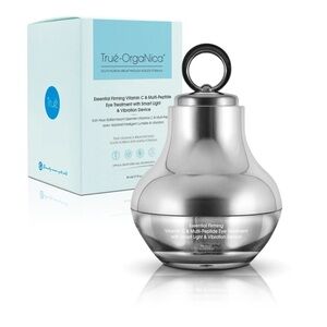 Trué-OrgaNica Vitamin C Eye Treatment + Light & Vibration Device BNWT